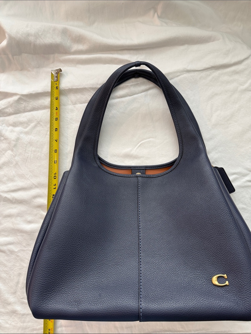 Coach Navy Blue Brooklyn Shoulder Bag 39 - Picture 9 of 10